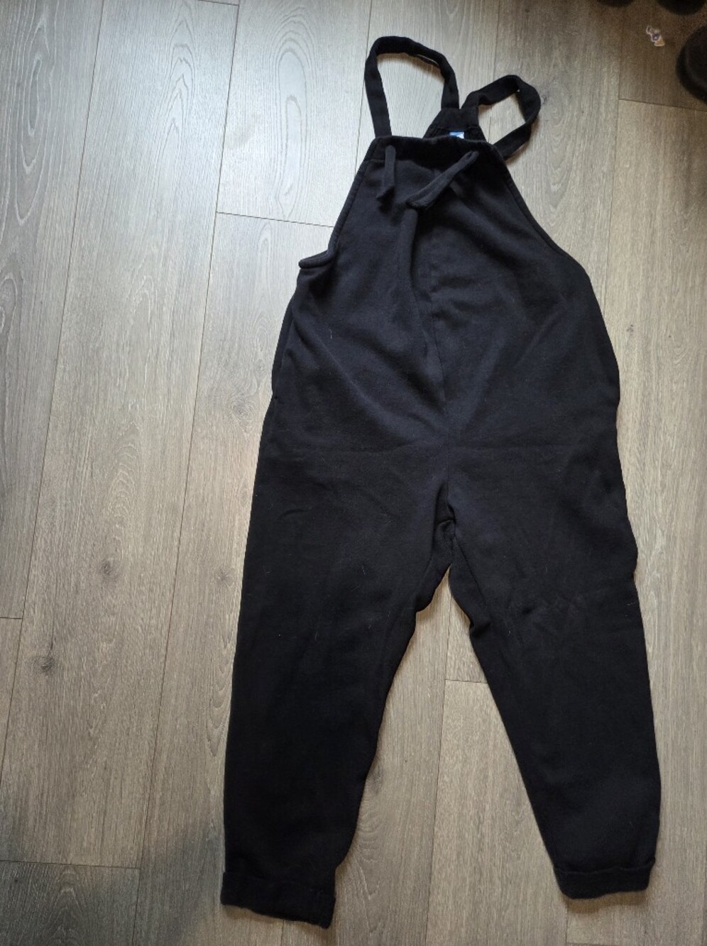 Old Navy Maternity Knotted-Strap Fleece Overalls